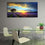Sunrise View In A Lavender Field Canvas Wall Art Dining Room
