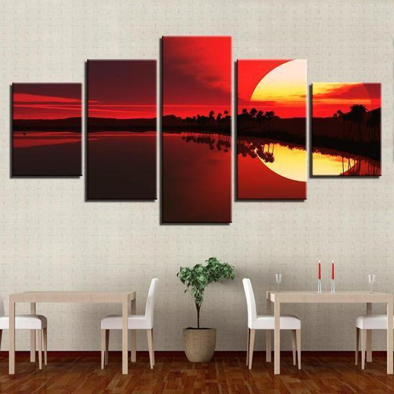 Sunset Boulevard Wall Art Canvases