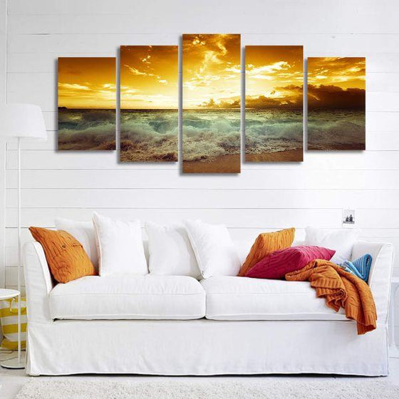 Sunset Horizon Canvas Wall Art Prints