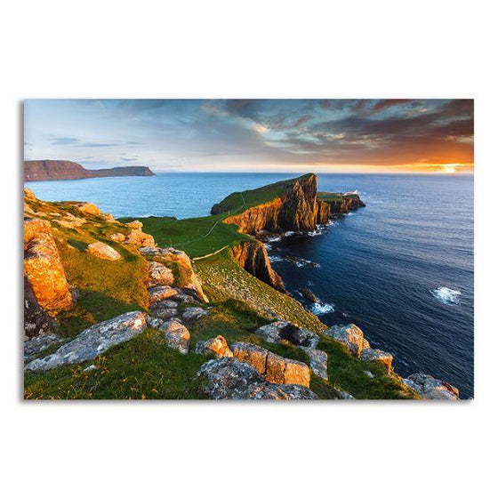 Scenic Scotland Coast Canvas Wall Art