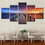 Sunset Wall Art Canvases