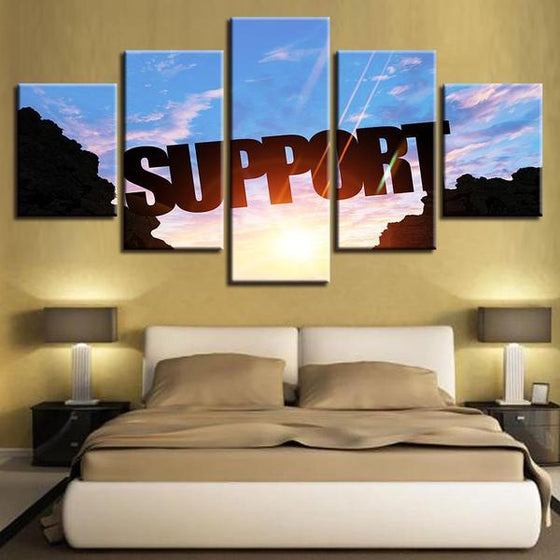 Support Wall Art Bedroom