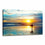 Surfer And Sunset Wall Art Canvas