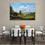 Swiss Mountain Alps Canvas Wall Art Dining Room