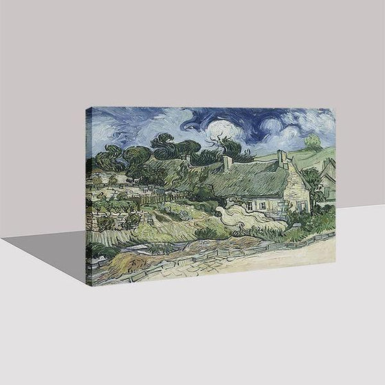 Thatched Cottages Cordeville Wall Art Print