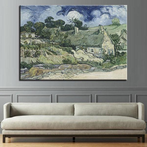 Thatched Cottages Cordeville Wall Art
