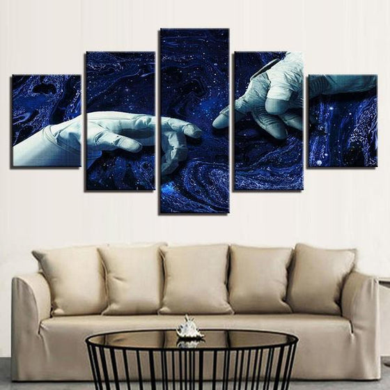 The Creation Of Adam Inspired Wall Art