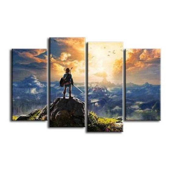 The Legend Of Zelda Breath Of The Wild Canvas Wall Art
