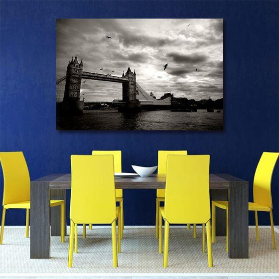The London Tower Bridge Canvas Wall Art Dining Room