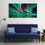 Thingvellir Borealis 3 Panels Canvas Wall Art Decor