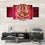 Tibetan God Ganesha Canvas Wall Art Living Room