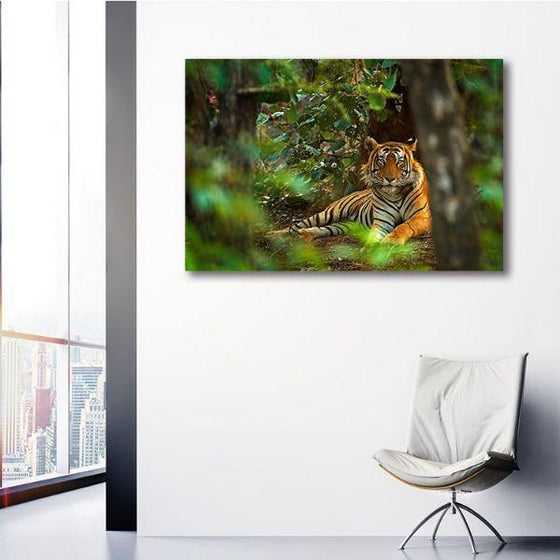 Tiger In The Wild 1 Panel Canvas Wall Art Decor