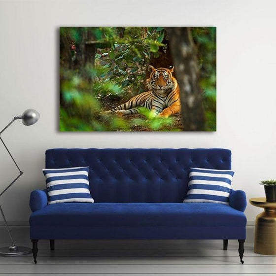Tiger In The Wild 1 Panel Canvas Wall Art Prints
