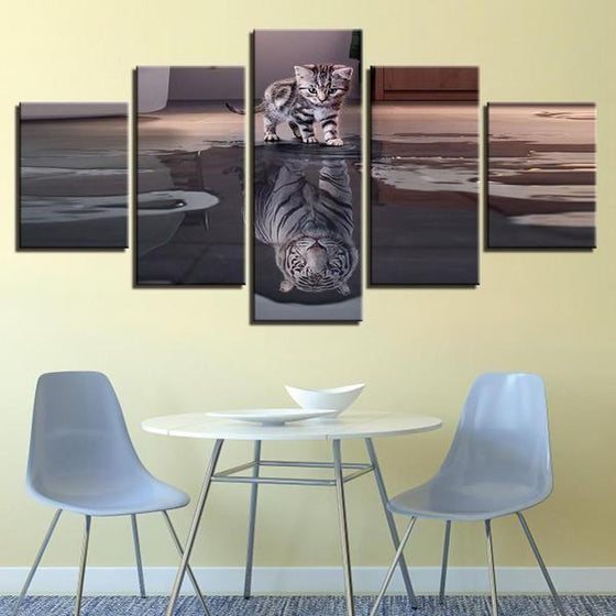 Cat to Tiger Canvas Wall Art