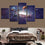 Top View Planets Wall Art Bedroom