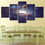 Top View Planets Wall Art Dining Room
