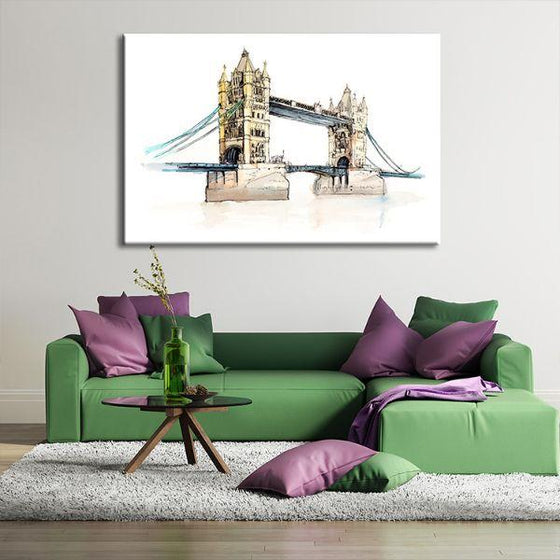 Tower Bridge Contemporary Canvas Wall Art Office