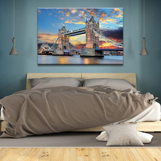 Tower Bridge Of London Canvas Wall Art Bedroom
