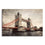 Tower Bridge Retro Style Canvas Wall Art