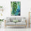 Tropical Plants Canvas Wall Art Living Room