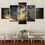 Game of Thrones Inspired Map Canvas Wall Art Dining Room