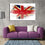 UK Flag Contemporary Canvas Wall Art Living Room