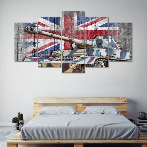 United Kingdom Flag Wall Art Canvases