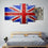 United Kingdom Flag Wall Art Idea
