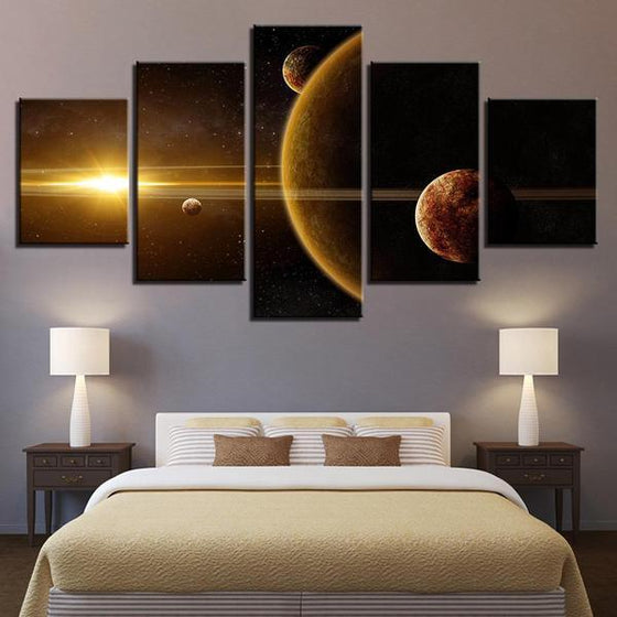 Unknown Planets Wall Art Bedroom