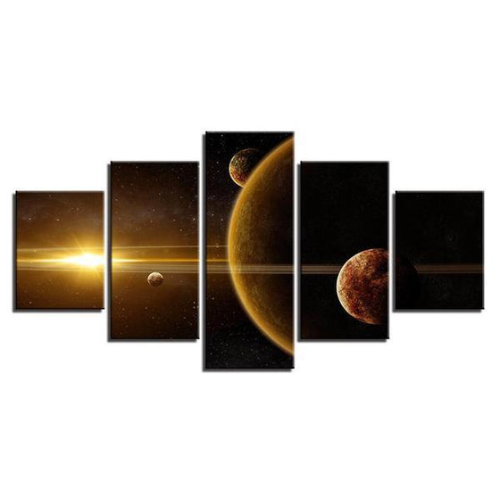 Unknown Planets Wall Art Canvas