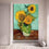 Van Gogh Sunflowers Wall Art