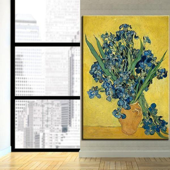 Vase Of Irises Van Gogh Wall Art