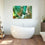 Vector Pattern Abstract Canvas Wall Art Bathroom