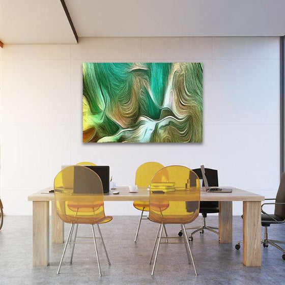 Vector Pattern Abstract Canvas Wall Art Dining Room