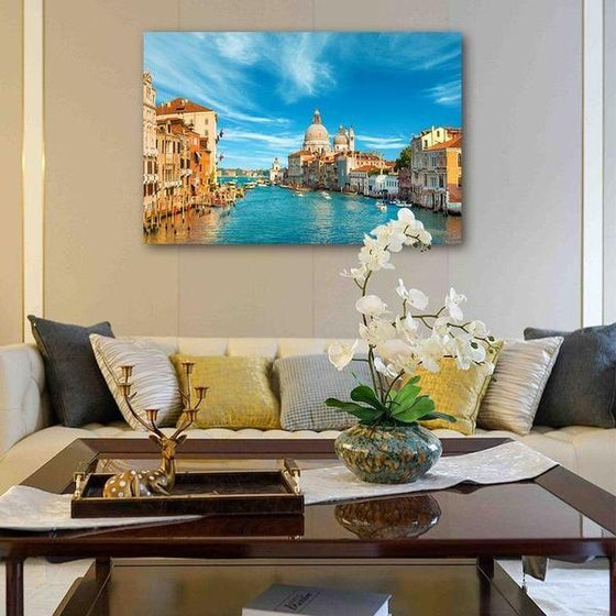 Venice Grand Canal View Wall Art Living Room