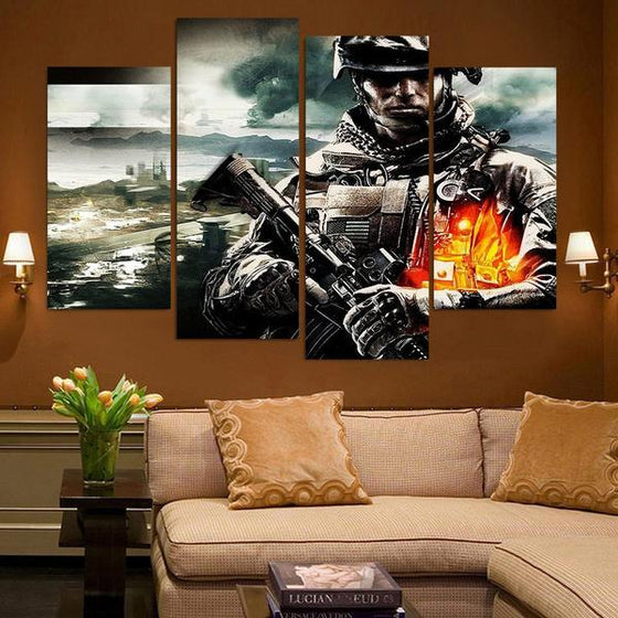 Battlefield 5 Assault Class Canvas Wall Art Decor