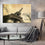 Vintage Eiffel Tower View Canvas Wall Art Living Room