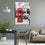 Vintage Red Phone Booth Canvas Wall Art Print