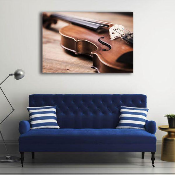 Violin Music Instrument 1 Panel Canvas Wall Art Ideas