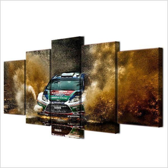 Ford Focus Rally Car Canvas Wall Art Ideas