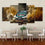 Ford Focus Rally Car Canvas Wall Art Home Decor