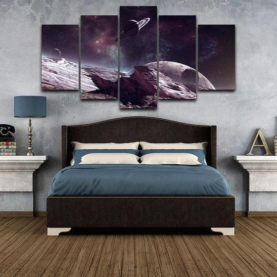Wall Art Galaxy Themed Canvases