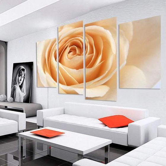 Wall Art Glass Flowers Canvas