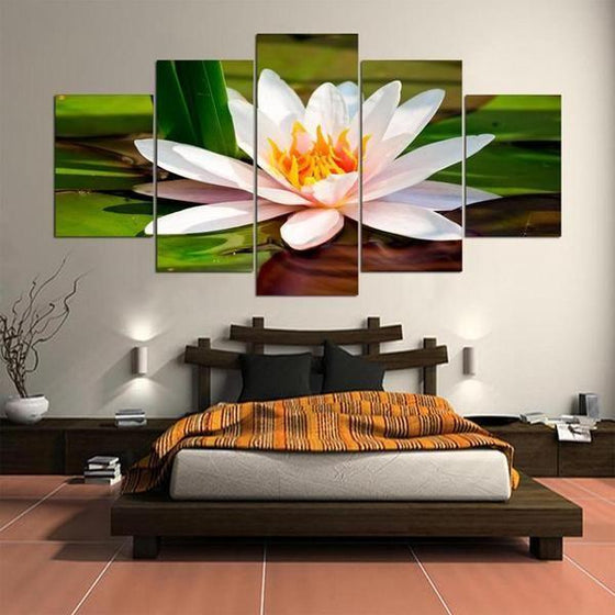 Wall Art Glass Flowers Canvases