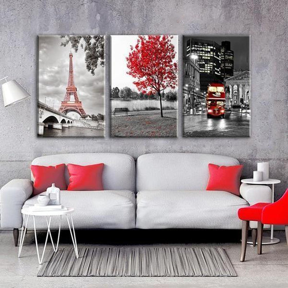Wall Art Metal Architectural Canvas