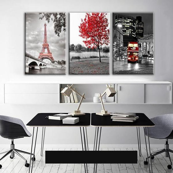 Wall Art Metal Architectural Canvases