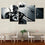 Wall Art Metal Music Canvases