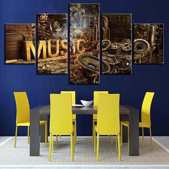 Wall Art Music Theme Canvases