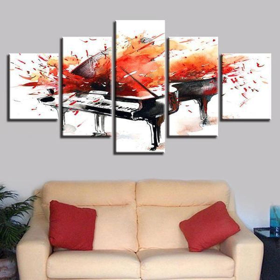 Wall Art Musical Instrument Canvases