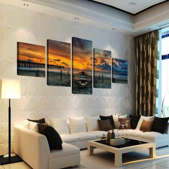 Wall Art Ocean Sunset Print